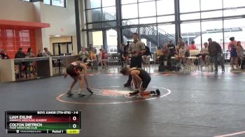 J-6 lbs Quarterfinal - Liam Exline, Hawkeye Wrestling Academy vs Colton Dietrich, Tiger Wrestling Club