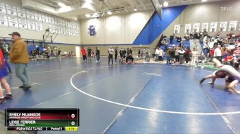 160 lbs 3rd Place Match - Leige Ferrier, Ben Lomond vs Emely Mijangos, Warrior Wrestling Club