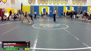 175 lbs Quarterfinals (8 Team) - John Fernandez, Harmony vs Dwayne Shaw, Wellington Community Hs