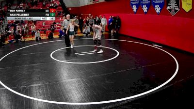 107 lbs Cons. Round 5 - Sam Pelletier, Pine-Richland Hs vs Ben Kinney, Butler