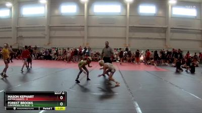 72 lbs Round 5 (8 Team) - Forest Brooks, Contenders WA Blue vs Mason Kephart, Dayton Bandits