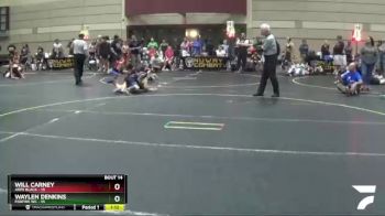 101 lbs Round 5 (6 Team) - Will Carney, Ares Black vs Waylen Denkins, Foxfire WC