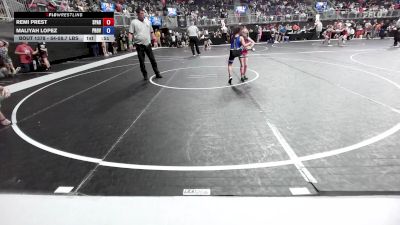 54-58.7 lbs Consi Of 8 #2 - Remi Prest, Sparta Junior Bulldogs vs Maliyah Lopez, Proving Grounds Wrestling