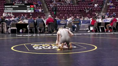 139 lbs Consi 3 - Barrett Keiffer, Manheim Central vs Cj Ferree, Central Dauphin