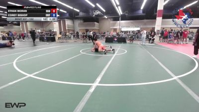 132 lbs Consi Of 32 #2 - Ethan Moran, Dead Shot Wrestling Club vs Corey Bishop, Crutchmer Wrestling