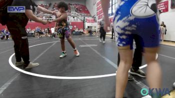 120 lbs Final - Jace Thompson, Red Ryder Wrestling Club vs Landon Achziger, Choctaw Ironman Youth Wrestling