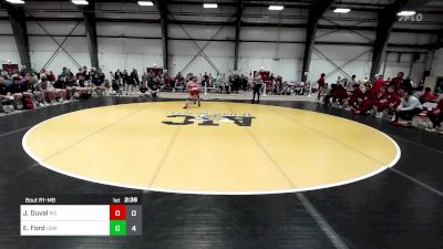 133 lbs Round Of 16 - Jacob Duval, Rhode Island College vs Ethan Ford, Southern Maine