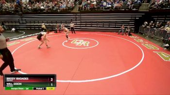 150 lbs Quarterfinal - Brody Rhoades, Uintah vs Will Dixon, Payson