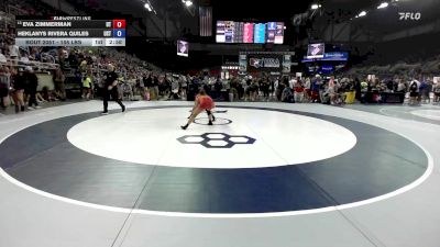 105 lbs Champ. Rd Of 32 - Eva Zimmerman, UT vs Heklanys Rivera Quiles, UST