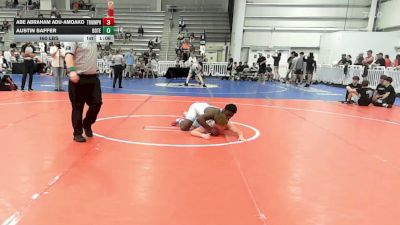 160 lbs Rr Rnd 2 - Abe Abraham Adu-Amoako, Triumph Blue - HSB vs Austin Saffer, Botetourt Training Center - HSB