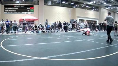 130 lbs Round Of 16 - Lucas Martinez, Regulator Wrestling vs Noel Mendez, The Empire