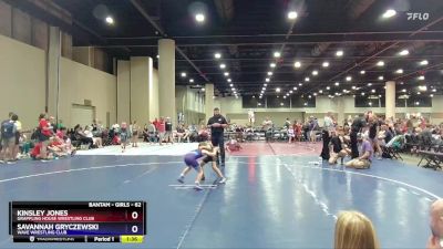 62 lbs Round 3 - Savannah Gryczewski, Wave Wrestling Club vs Kinsley Jones, Grappling House Wrestling Club