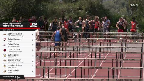 Men's 110m Hurdles, Finals 2