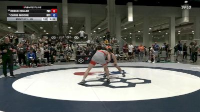 86 lbs Cons. Round 6 - Reece Heller, Pittsburgh Wrestling Club vs Chris Moore, Illinois Regional Training Center