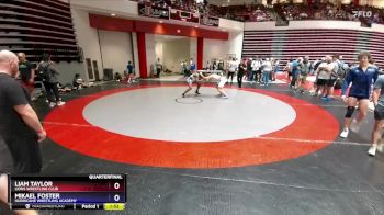 175 lbs Quarterfinal - Liam Taylor, Lions Wrestling Club vs Mikael Foster, Hurricane Wrestling Academy