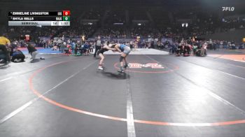 4A/3A/2A/1A Girls 130 Semifinal - Shyla Sells, Mazama Girls vs Emmeline Livingston, La Grande Girls