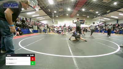 61 lbs Semifinal - Scott Gales, Skiatook Youth Wrestling vs Jonny Lewis, Tulsa Blue T Panthers