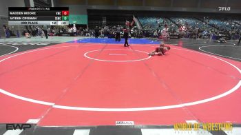 61 lbs 3rd Place - Madden Moore, Keystone Wrestling Club vs Jayden Crisman, Salem Elite Mat Club