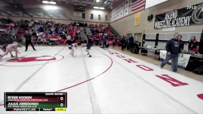 86 lbs Champ. Round 1 - Julius Arredondo, Mat Demon Wrestling Club vs Ryder Kooken, Anacortes Hawkeyes Wrestling Club