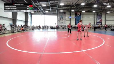 132 lbs Consi Of 32 #1 - Andrew Craig, NH vs Caiden Skidgell, ME