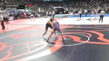 Cons. Round 2 - Cooper Junge, Gretna East vs Anthony Popple, Holdrege