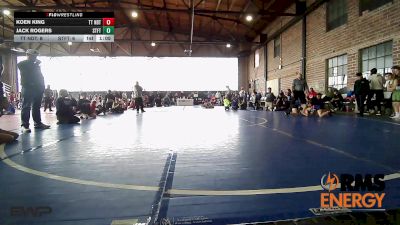 67 lbs Rr Rnd 2 - Koen King, Team Tulsa NDT vs Jack Rogers, Standfast