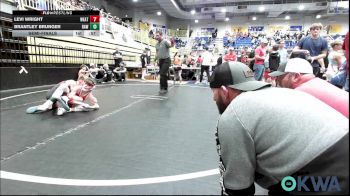 73 lbs Semifinal - Levi Wright, Weatherford Youth Wrestling vs Brantley Brunger, Raw Wrestling Club