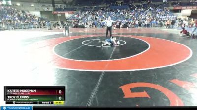 56 lbs Quarterfinal - Troy Blevins, Punisher Wrestling Company vs Karter Moorman, Elite Wrestling Club