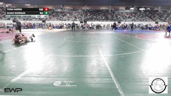 138 lbs Consi Of 32 #1 - Titan Harris, Pawhuska Huskies JH vs Alijah Bowman, McAlester