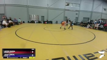 200 lbs 4th Wrestleback (16 Team) - Jayde Massa, Georgia Blue vs Jaiah ONeal, Indiana