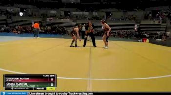 115 lbs Semis & 1st Wrestleback (8 Team) - Greyson Morris, Monticello vs Chase Floeter, PEM (Plainview/Elgin/Millville)