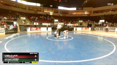 114 lbs Champ. Round 2 - Daynah Gomez, Gila Ridge High School vs Cybelle Lacis, Mountain Ridge