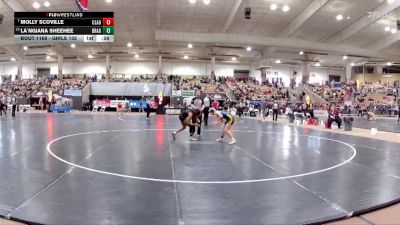 Girls 132 lbs Cons. Round 1 - Molly Scoville, Clarksville Academy vs La`Ngiana Sheehee, Bradley Central High School