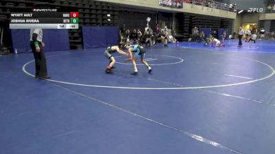 62 lbs Consi Of 8 #1 - Wyatt Ault, Hanover vs Joshua Rivera, Bethlehem