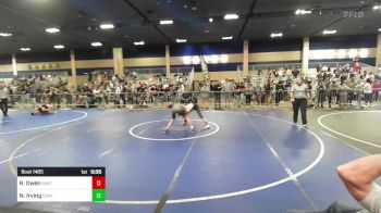 120 lbs Consi Of 16 #2 - Ryder Owen, Inwtc vs Nevan Irving, Central Florida Wrestling