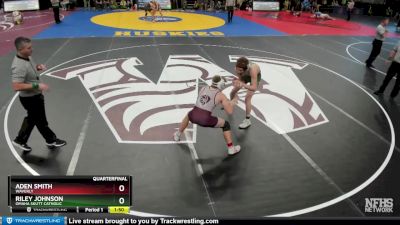 Quarterfinal - Riley Johnson, Omaha Skutt Catholic vs Aden Smith, Waverly