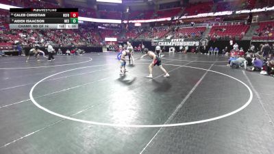 285 lbs Champ. Rd Of 16 - Caleb Christian, Rio/Cambria/Fall River/Rand. vs Aiden Isaacson, Mondovi/Eleva-Strum