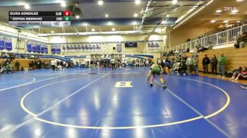 130 lbs Cons. Round 2 - Olivia Gonzalez, Alameda vs Sophia Medrano, Concord