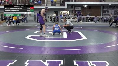 157 lbs Round 1 (4 Team) - Andrew Parrish, Cornell College vs Peter Hollingshead, Luther