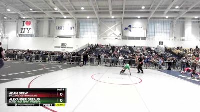 83 lbs Round 5 - Adam Drew, Bulldogs Youth Wrestling vs Alexander Greaud, Beaver River Youth Wrestling