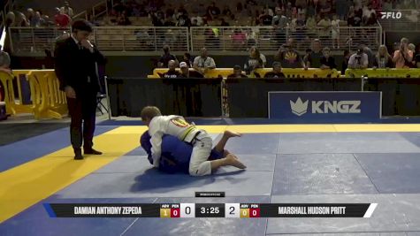 Marshall Hudson Pritt vs Damian Anthony Zepeda 2025 Pan Kids Jiu-Jitsu IBJJF Championship