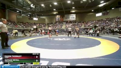 Champ. Round 1 - Nathan Nicoll, Canyon View vs Mason Thornley, Emery