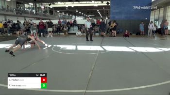 160 lbs Semifinal - Caysen Fisher, UNATTACHED vs Ricky Herman, UNATTACHED