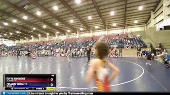 89 lbs Round 2 (6 Team) - Rhys Rimbert, ALASKA vs Mason Wright, IDAHO