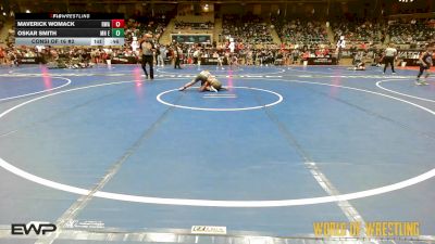 85 lbs Consi Of 16 #2 - Maverick Womack, Roundtree Wrestling Academy vs Oskar Smith, MN Elite