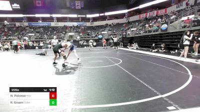 122 lbs Consi Of 8 #2 - Noah Palomar, Pueblo County vs Ryan Groom, Team Apex Baxter