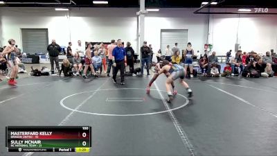 100 lbs Placement (4 Team) - Masterfard Kelly, Dragon United vs Sully McNair, NC National Team