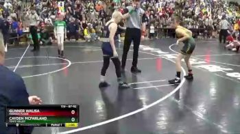 87 lbs Quarterfinal - Cayden McFarland, Teays Valley vs Gunner Walisa, Madison Plains