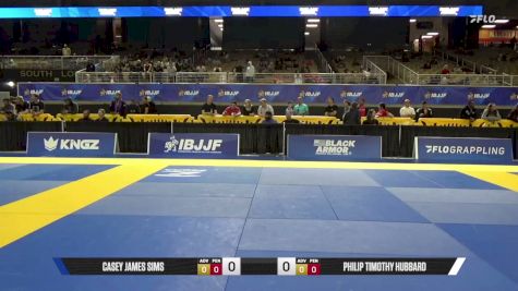 Philip Timothy Hubbard vs Casey James Sims 2026 Pan Jiu Jitsu IBJJF Championship