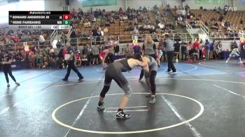 140 lbs 7th Place Match - Edward Anderson Jr, Jonathan Alder vs Reme Fairbanks, Warriors